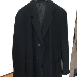 Gorgeous black cashmere blend Men’s coat